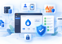 CMS Security Dashboard Illustration