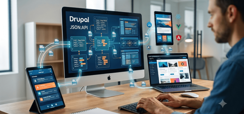 Drupal'da JSON:API Nedir? Headless Entegrasyonları ve Kullanım Rehberi